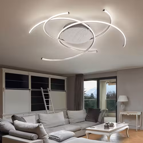 LED Deckenleuchte geschwungen